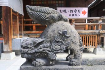 北海道神宮頓宮 子宝に恵まれるというの狛犬様