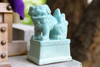 清田稲荷神社 地神さまの狛犬