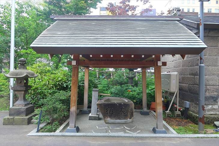 札幌祖霊神社 手水舎